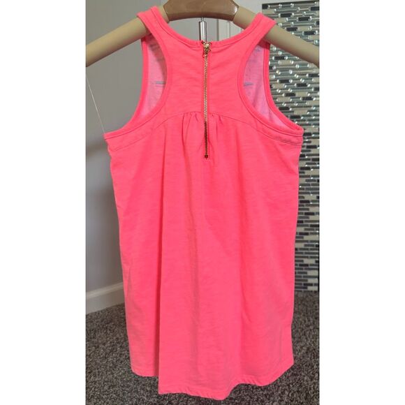 Oshkosh Orange Pink Top, Size 7, Glittery Pink, Sleeveless, Cute! - Picture 2 of 4